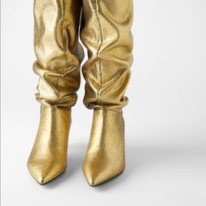 Metallic Boots